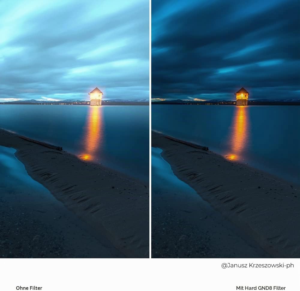 K&amp;F Concept Nano X-PRO Rechteckfilter GND8 Hard 0,9 (3-Blenden) Verlaufsfilter 100x150mm Optisches G