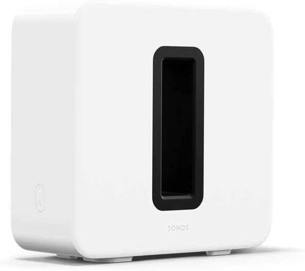 Sonos Sub, weiss – Leistungsstarker WLAN Subwoofer für dynamische & Tiefe Bässe Speaker – Eleganter