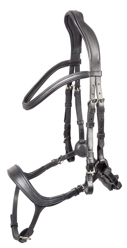 PFIFF anatomischer Trensenzaum 'Kalea' Cob Schwarz, Cob Schwarz