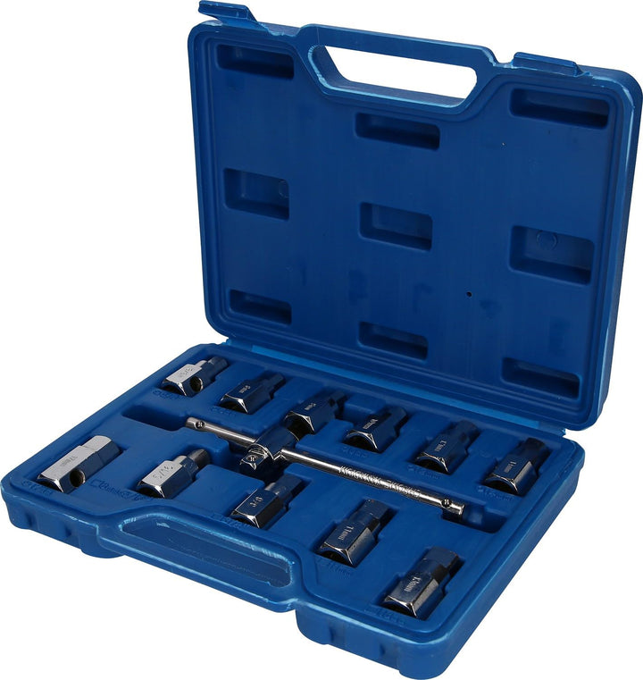 BRILLIANT TOOLS BT711150 Öldienst-Stecknuss-Satz, 12-tlg [Powered by KS TOOLS]