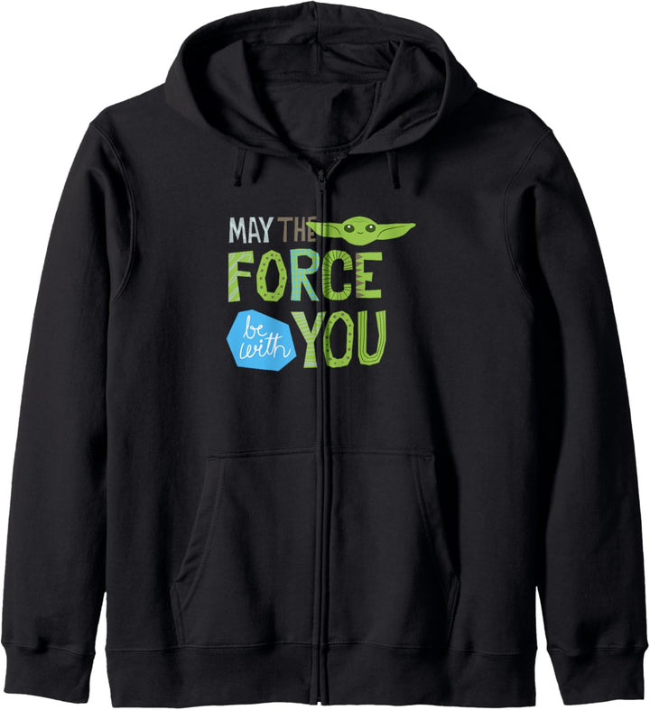 Star Wars: The Mandalorian The Child Force With You Text Kapuzenjacke