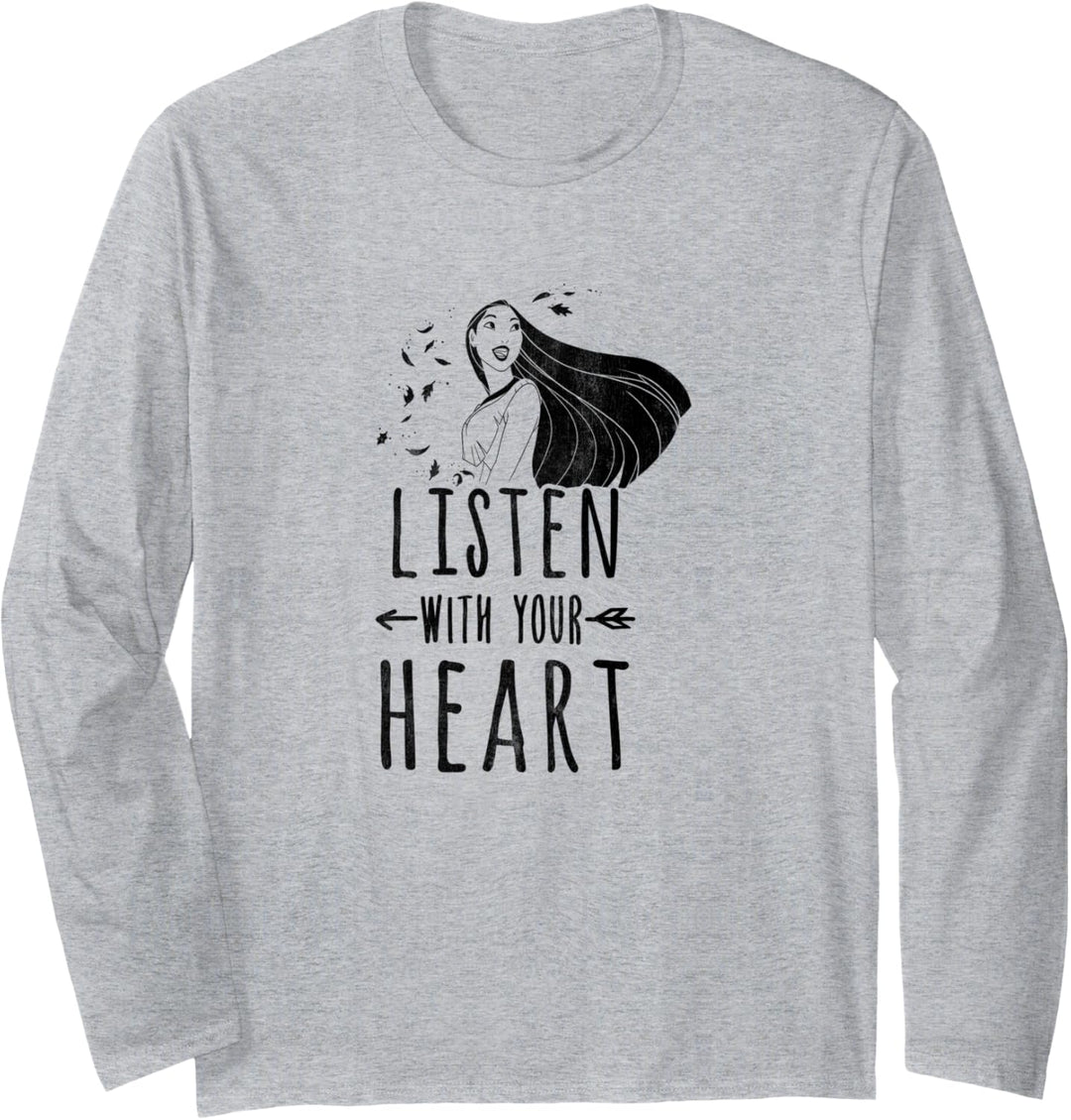 Disney Pocahontas Listen With Your Heart Langarmshirt