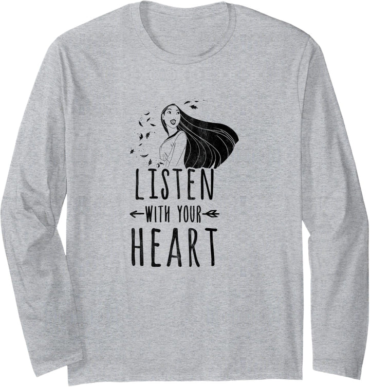 Disney Pocahontas Listen With Your Heart Langarmshirt