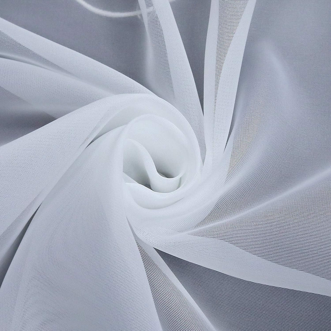 Joyswahl Voile Raffrollo Modernes Bändchenrollo mit farbigem Abschluss »Anita« Wohnzimmer transparen