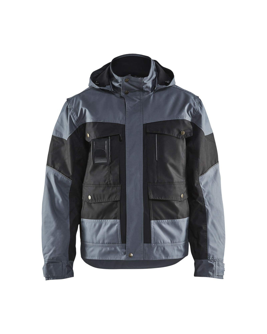 Blåkläder Workwear Winterjacke mit Kapuze"4886", schwarz/grau, 3XL, 1 Stück, 67-48861977-9994-3XL 3X