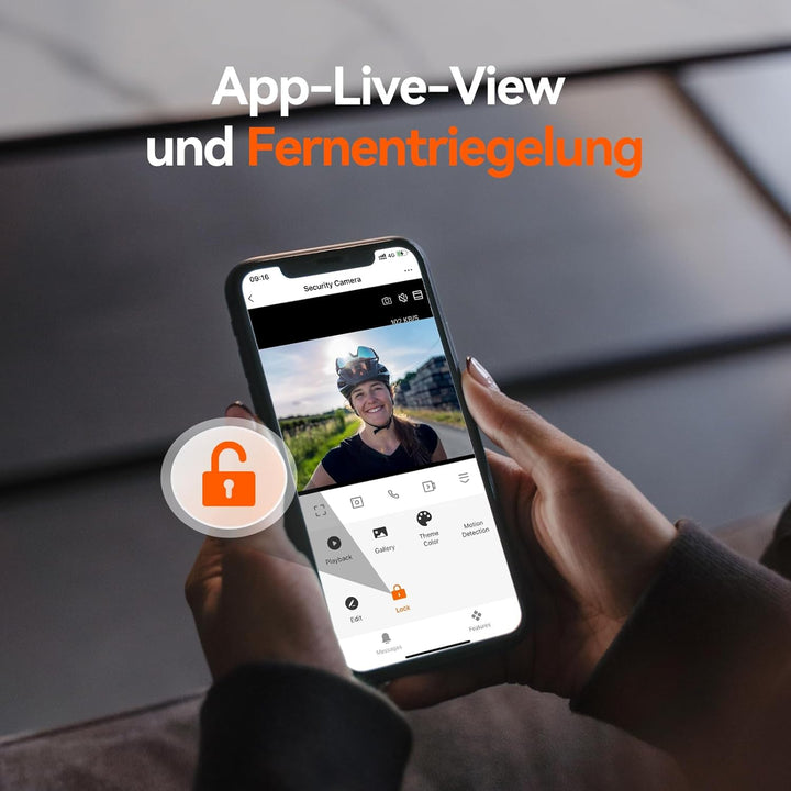 TMEZON WLAN Video Türsprechanlage 2-familienhaus,1080P HD Türklingel mit Kamera,7-Zoll-Farb-Touchscr