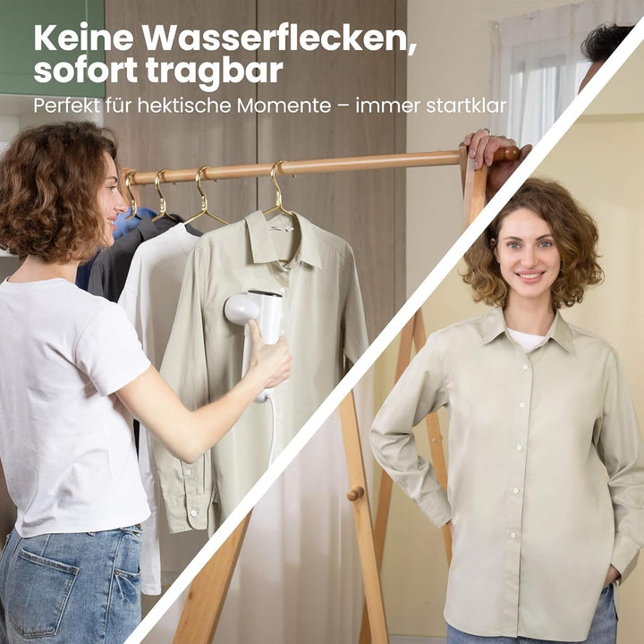 Neakasa Magic 1 Steamer Dampfglätter mit Saugfunktion, tragbarer Reisedampfglätter, 2300 Pa Saugleis