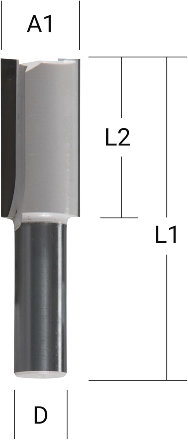 Makita D-47678 Nutfräser zweischneidig 22mm