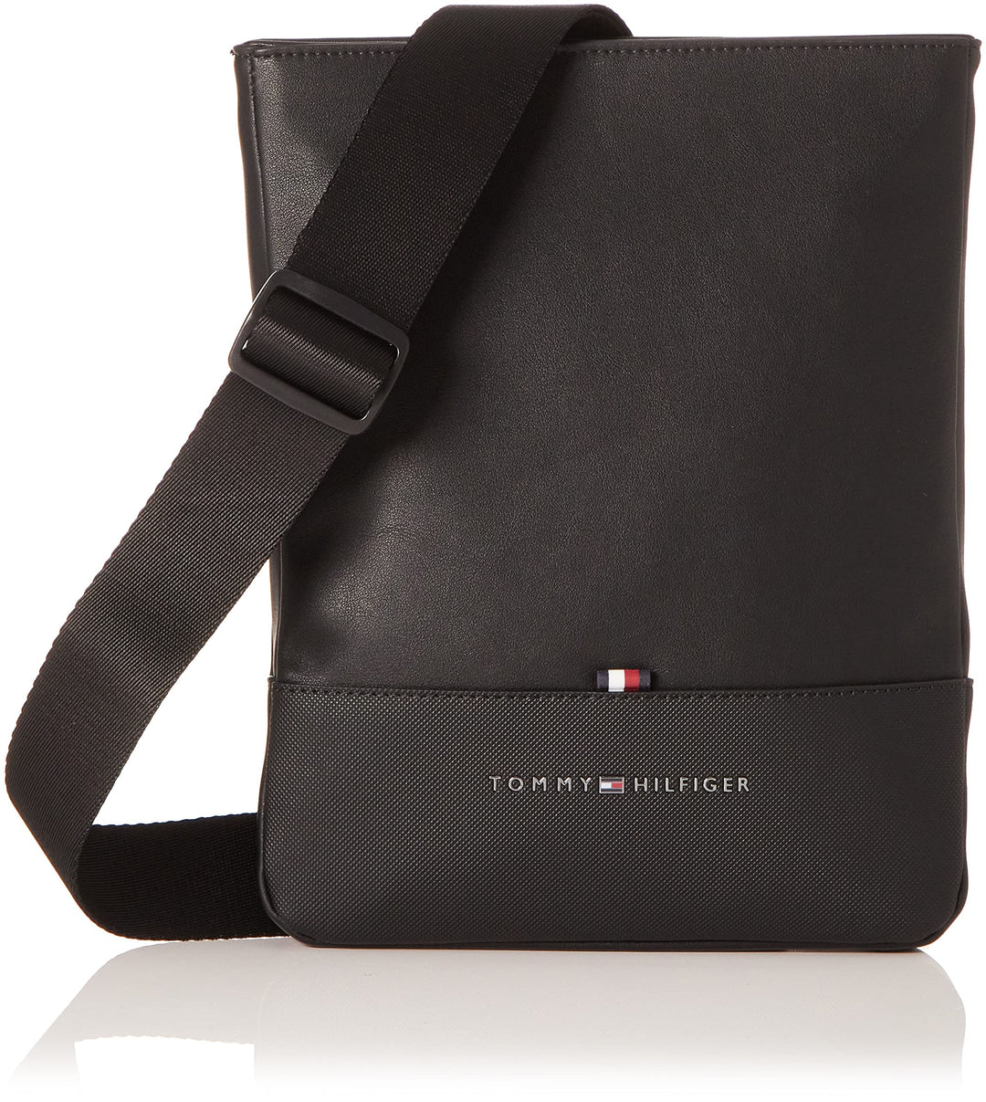 Tommy Hilfiger Herren Umhängetasche TH Essential Crossover Klein, Schwarz (Black), Einheitsgrösse
