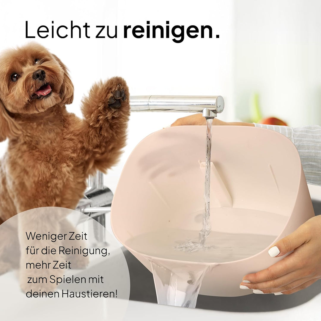 Pretty PAW® Trinkbrunnen für Hunde I Super leiser Hunde Trinkbrunnen mit 7 Liter Wassertank I BPA-fr