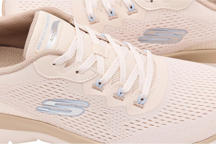 Skechers Damen Arch Fit Summits Daily Flow Turnschuhe 42 EU Natural Taupe, 42 EU Natural Taupe