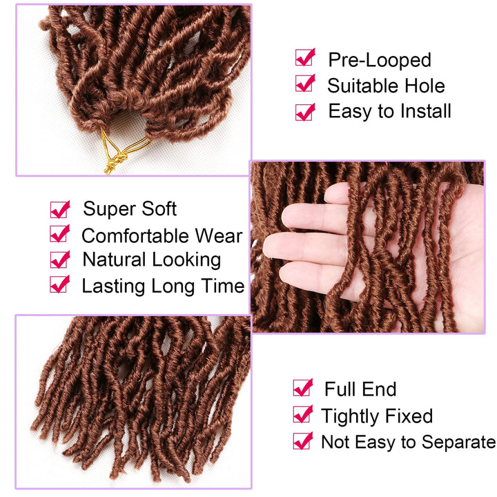 Faux Locs Crochet Hair Kanekalon Kunsthaar Crochet Braids Extensions Kunsthaar Zum Einflechten Croch