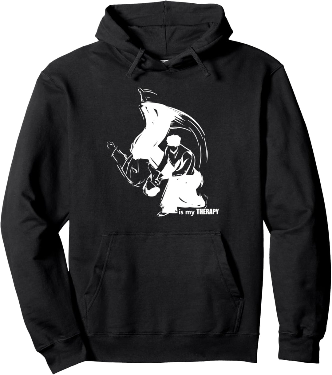 Aikido als Therapie Kampfsport Spruch Pullover Hoodie