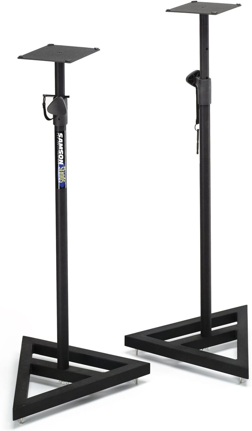 Samson MS200 Studio-Monitorständer, Schwarz, 2 Stück