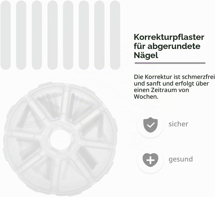 Supvox Zehennagel Korrektur Aufkleber Eingewachsener Zehennagel Fussnagel Korrektur Fusspflege Pedik