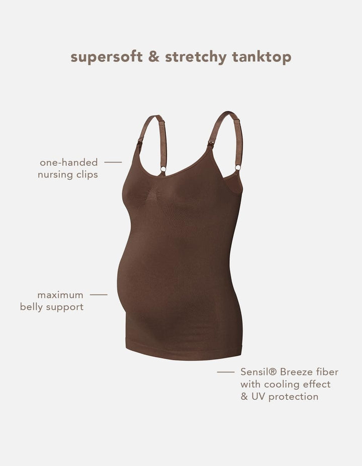 Noppies Still-Top Evi Sensil® Breeze - Farbe: - Grösse: XS-S Coffee Bean, XS-S Coffee Bean