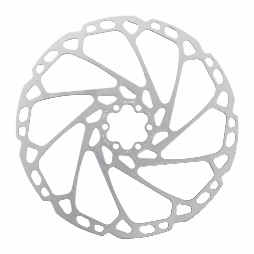 Shimano Unisex – Erwachsene SM-RT66 Bremsscheibe, Silber, 220 mm