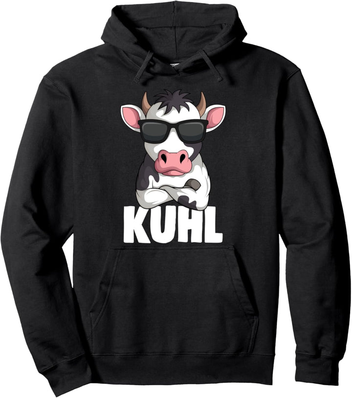 Kuh Kuhl Landwirt Kühe Bauer Kinder Jungen Mädchen Pullover Hoodie