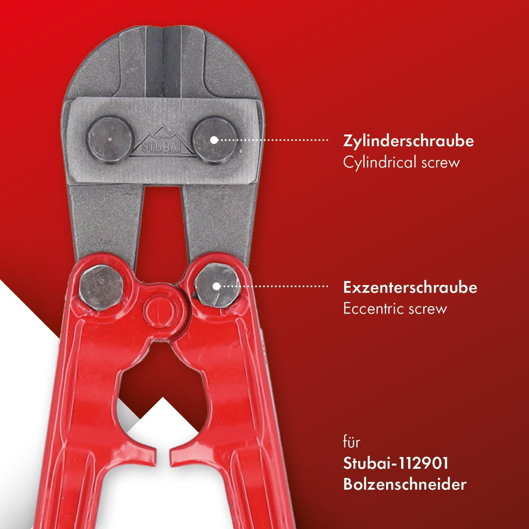 Ersatzkopf für STUBAI Bolzenschneider 320 mm | für die Metallbearbeitung, zum Schneiden von Baustahl