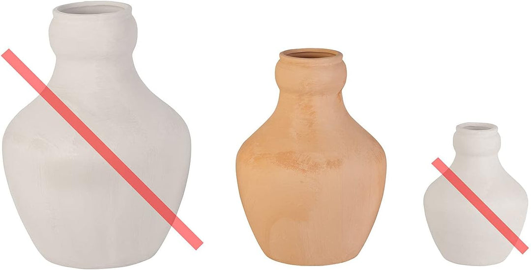 Royal Gardineer Olla 3 Liter: 3er-Set Terracotta-Bewässerungskugeln für Gartenbeete, 3 Liter (Bewäss