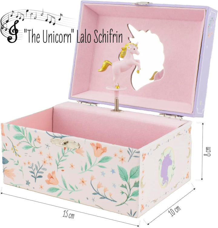 Ulysse Couleurs d'Enfance Musiktruhe, Einhorn, Lila, TU