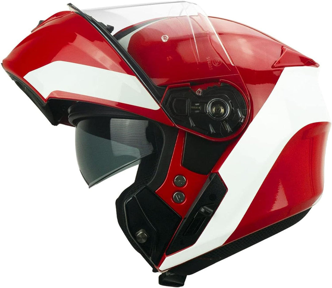 CGM Herren 508 Modularer Helm zum Öffnen, rot, L L rot, L rot