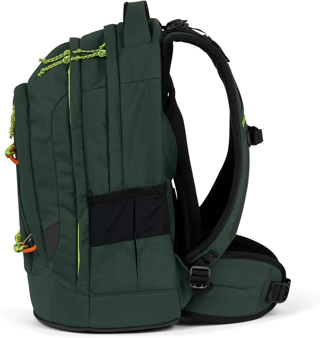 satch pack Set 4 teilig ab 5. Klasse ergonomisch 30L Stauraum mit Schlamperbox Trinkflasche Sportbeu