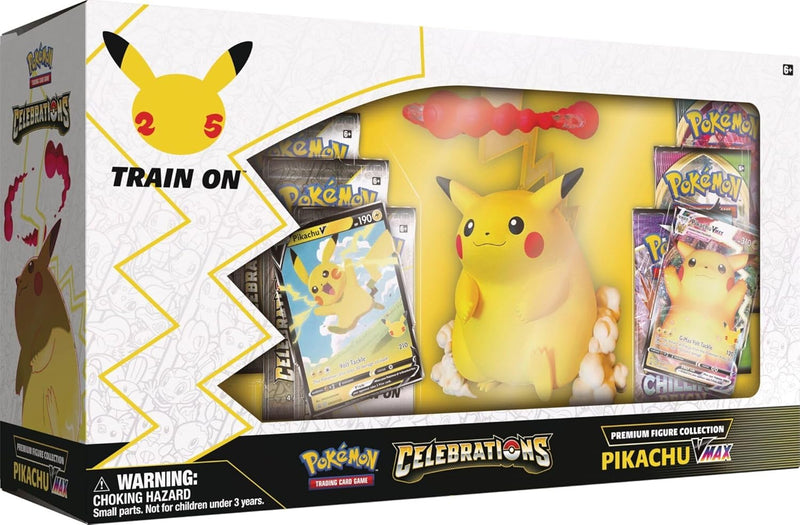 Pokémon 25th Anniversary Celebrations Premium Figure Collection Pikachu VMAX Box - EN