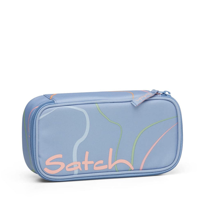 Satch Schlamperbox extra gross inkl. Trennfach Reissverschlussfach Stiftehalter Geodreieck Sichtfens