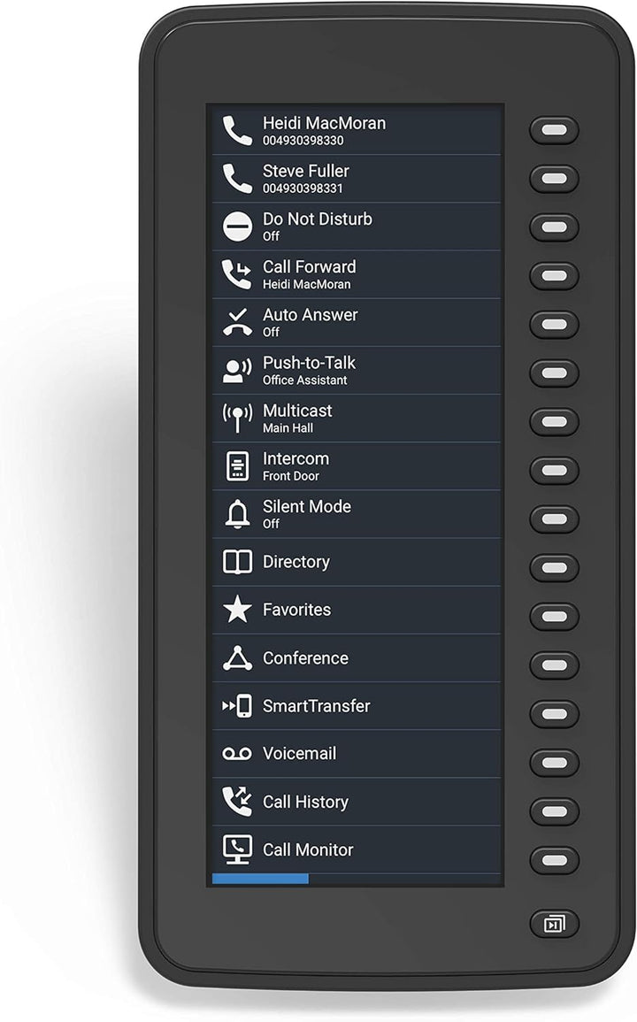 Snom D7C Farb-USB-Erweiterungsmodul für D7xx-Telefone (hochauflösendes Farbdisplay mit Hintergrundbe