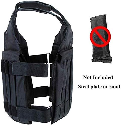 Verstellbare Gewichtsweste, Gewichtstrainingsweste Boxtrainingsweste Fitnesstrainingsweste. 20kg / 5