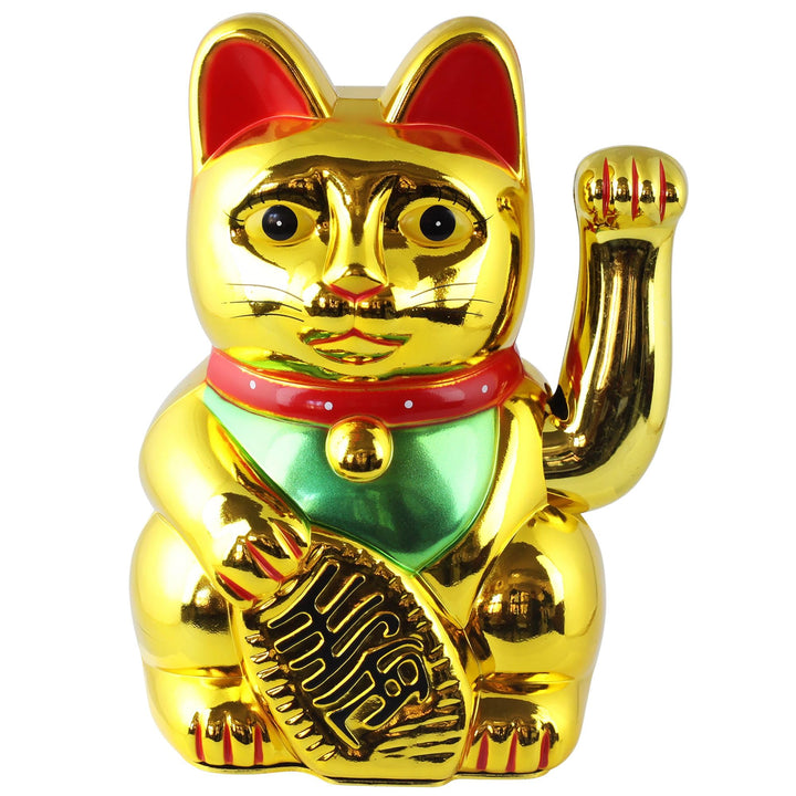 Freak Scene Glückskatze - Maneki-Neko - Winkekatze - 20 cm - Gold