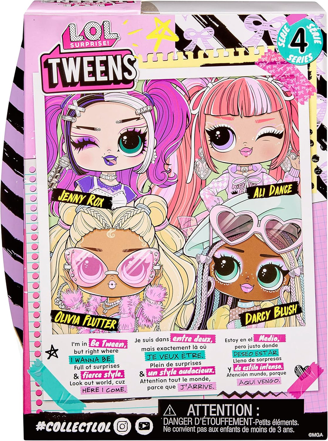 L.O.L. Surprise! Tweens Serie 4 Modepuppe - JENNY ROX - Packe 15 Überraschungen und Fabelhafte Acces