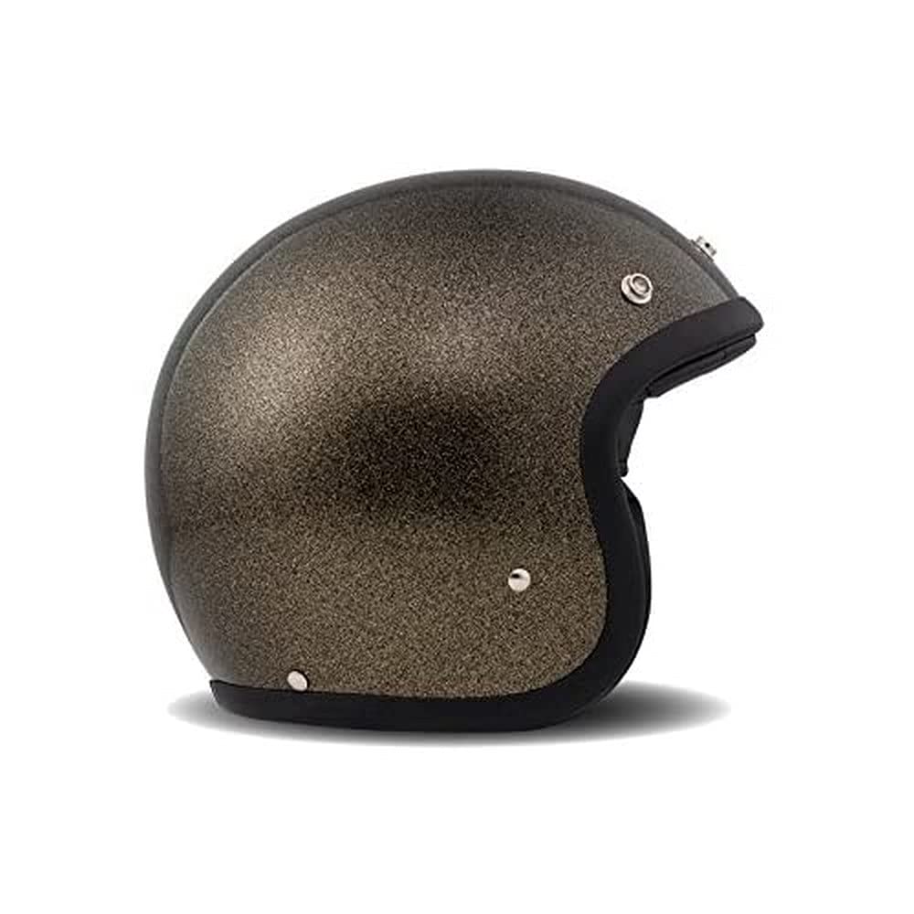 DMD Motorcycle Helmet, Glitter Bronze, Grösse L 58