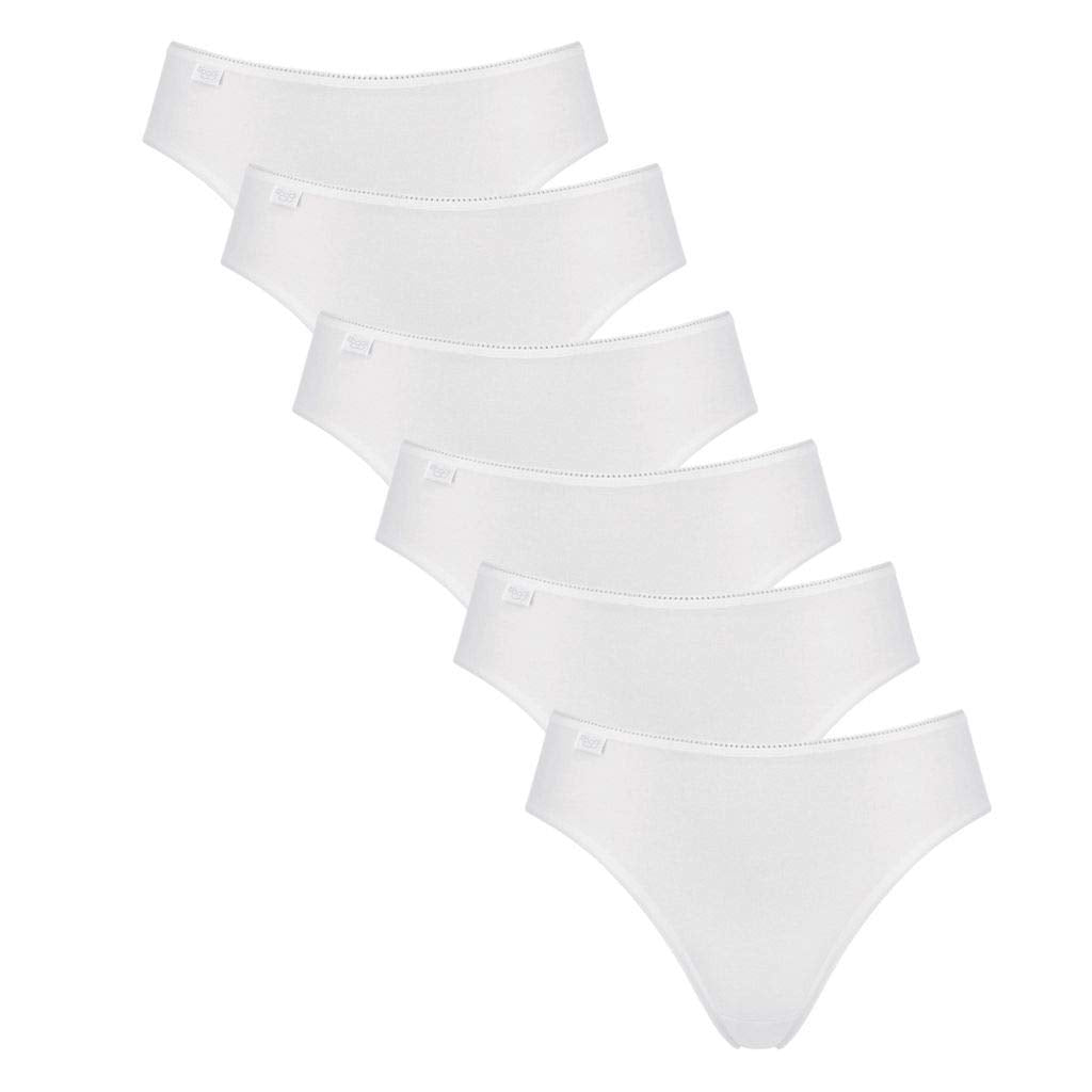 Sloggi Damen Slip (3er Pack) 40 6 X Weiss, 40 6 X Weiss