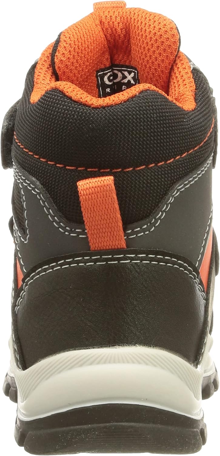 Geox B Flanfil Boy Wpf B Baby - Jungen Stiefeletten 20 EU Black Orange, 20 EU Black Orange