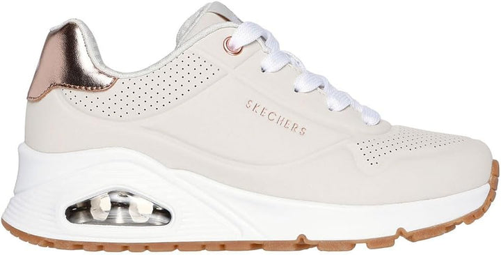 Skechers Unisex Kinder UNO Gen1 - Shimmer AwaySneaker 27.5 EU Natürlich, 27.5 EU Natürlich