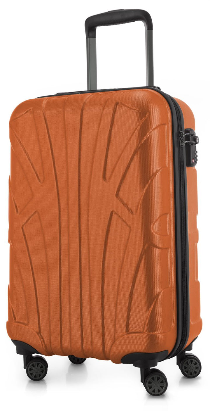 suitline Handgepäck Hartschalen-Koffer Koffer Trolley Rollkoffer Reisekoffer, TSA, 55 cm, ca. 34 Lit