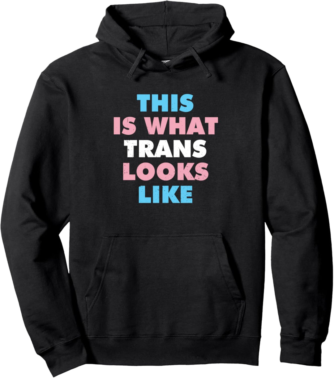Dies ist, was Trans sieht aus wie lustige Transgender Pullover Hoodie