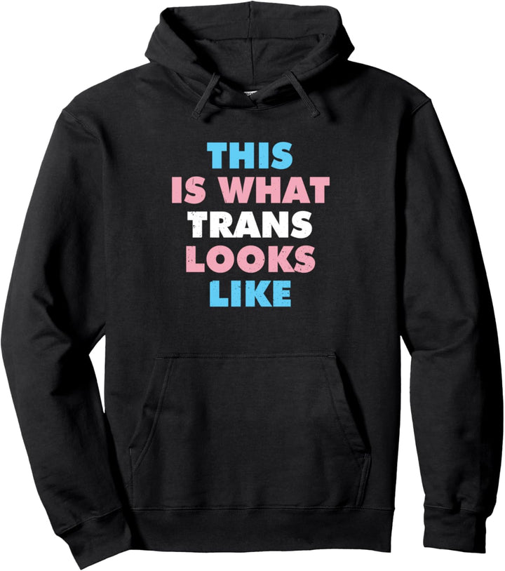 Dies ist, was Trans sieht aus wie lustige Transgender Pullover Hoodie