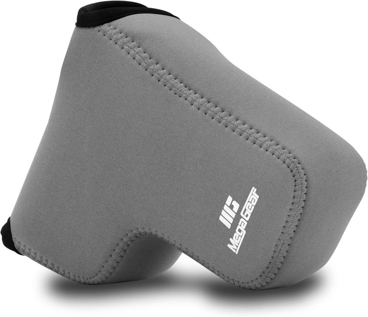 MegaGear Neoprenhülle kompatibel mit Sony Alpha A6600 (18-135 mm) - Grau, MG1870, Grau