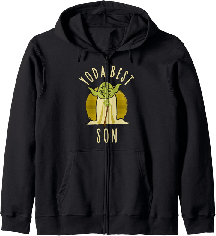 Star Wars Yoda Best Son Cartoon Yoda Kapuzenjacke