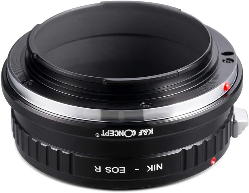 K&F Concept Objektivadapter Ring Kompatibel mit Nikon Objektiv an Canon EOS R-(NIK-EOS R) Gehäuse mo