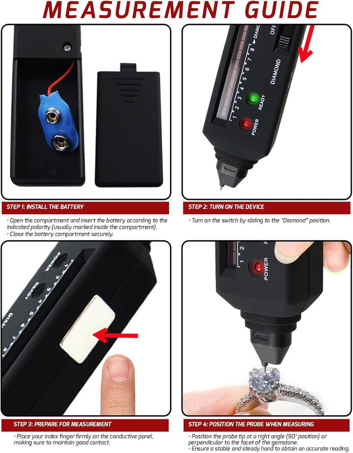 GAIN EXPRESS Generic Diamant Tester mit UV UV Licht