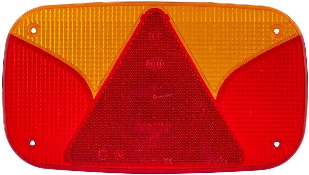 HELLA - Heckleuchte - Glühlampe - 12V - Anbau/geschraubt - Lichtscheibenfarbe: weiss/rot - Stecker: