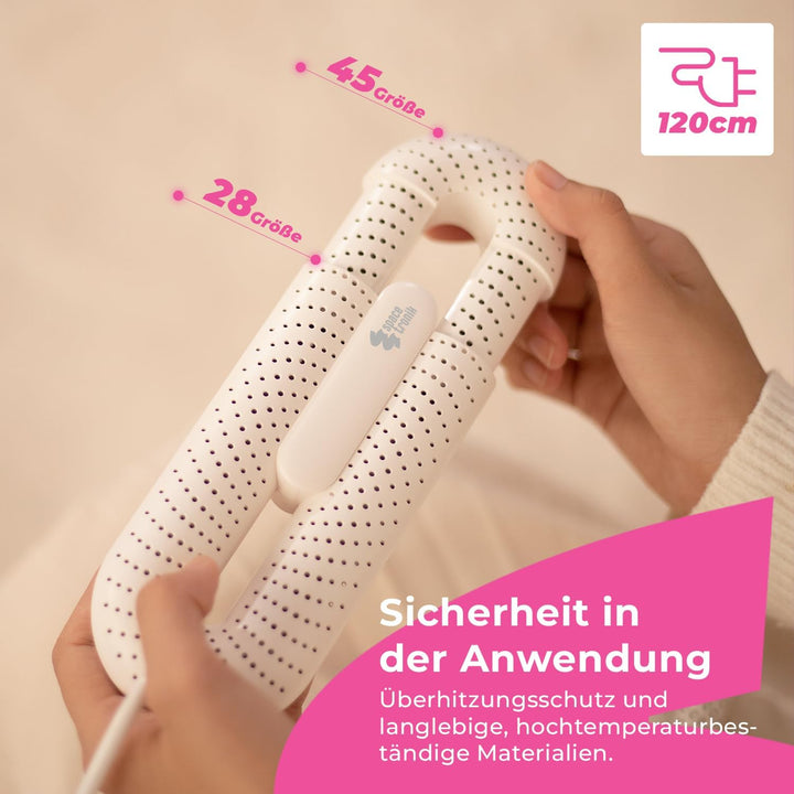 Spacetronik Schuhtrockner Elektrisch, Schuh Trockner Antibakteriell mit 3 Modi Timer &amp; Auto Ausschal