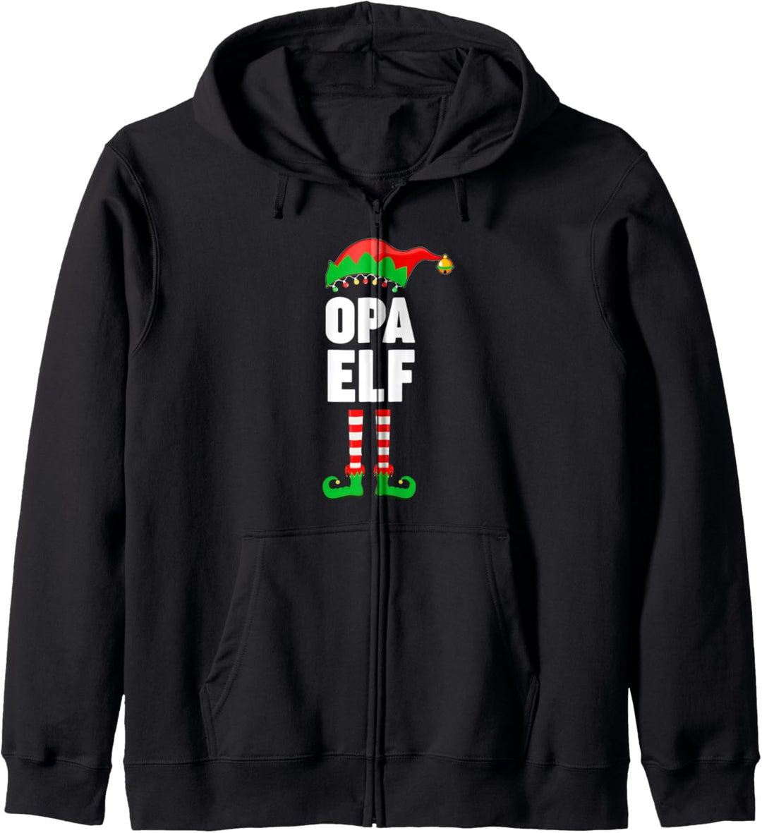 Weinachten Weihnachtself Grossvater Opa Elf Elfen Kapuzenjacke