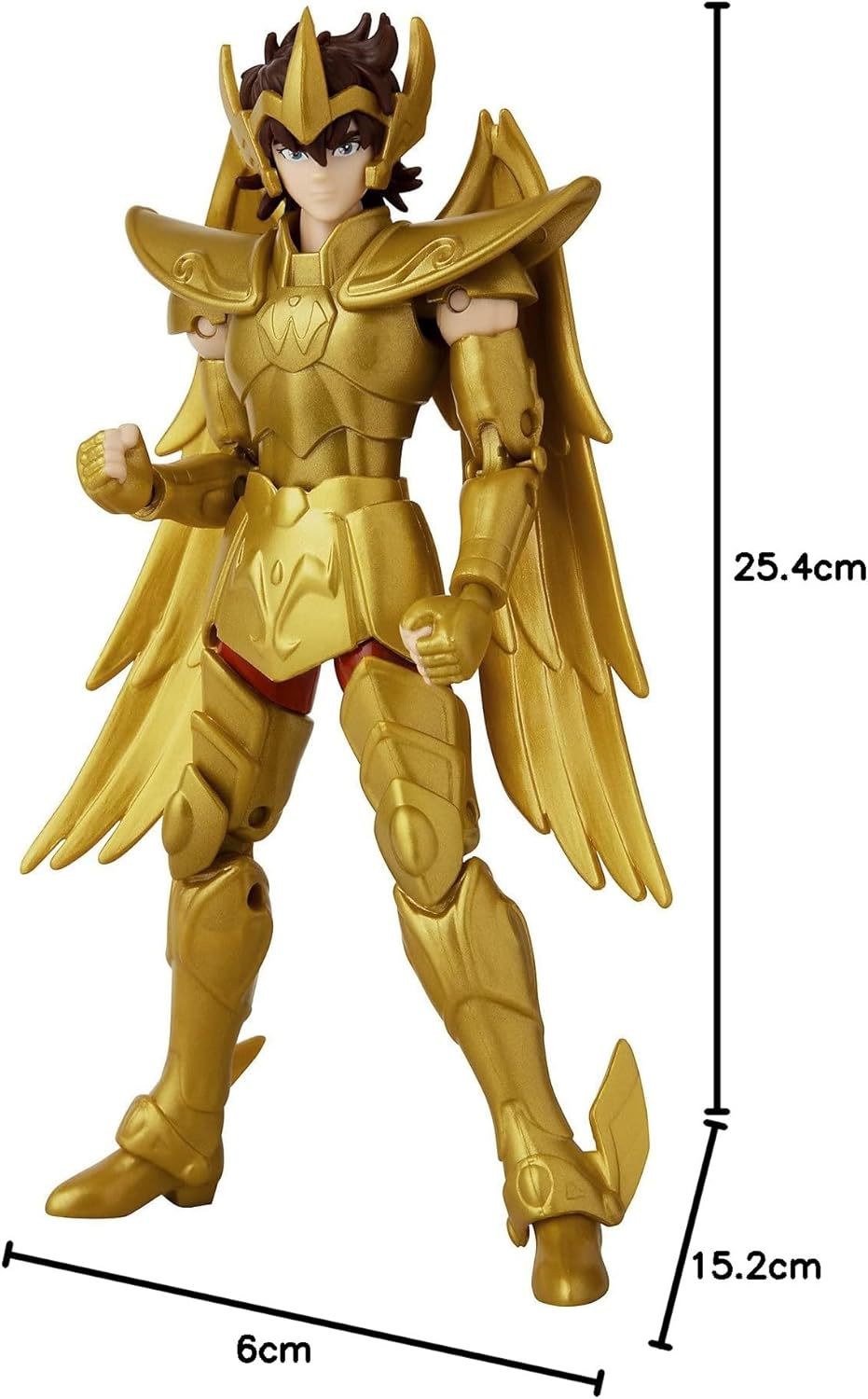 BANDAI Anime Heroes – Saint Seiya, die Krieger des Zodiac – Anime Heroes Figur 17 cm – Aiolos der Sa