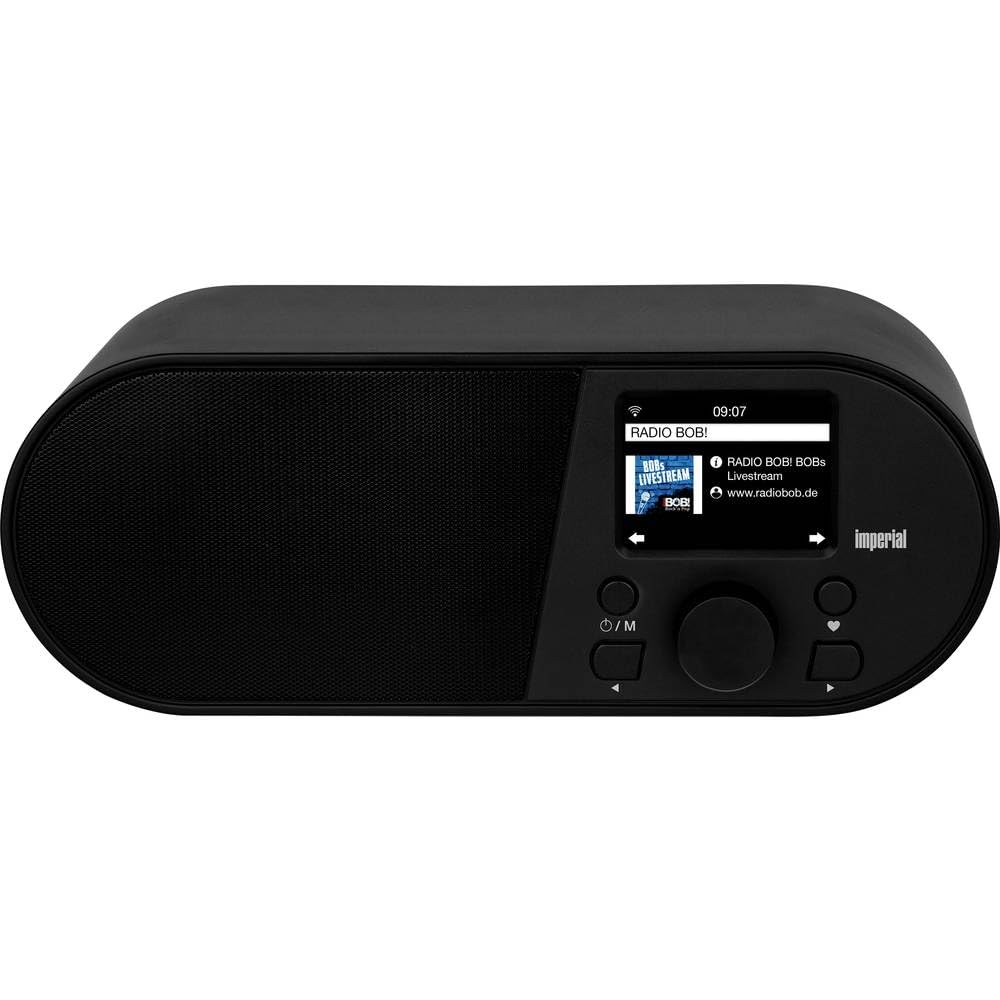 Imperial i105 Internetradio (WLAN, Mediaplayer, USB, DLNA, Farbdisplay, Wecker, Appsteuerung) schwar