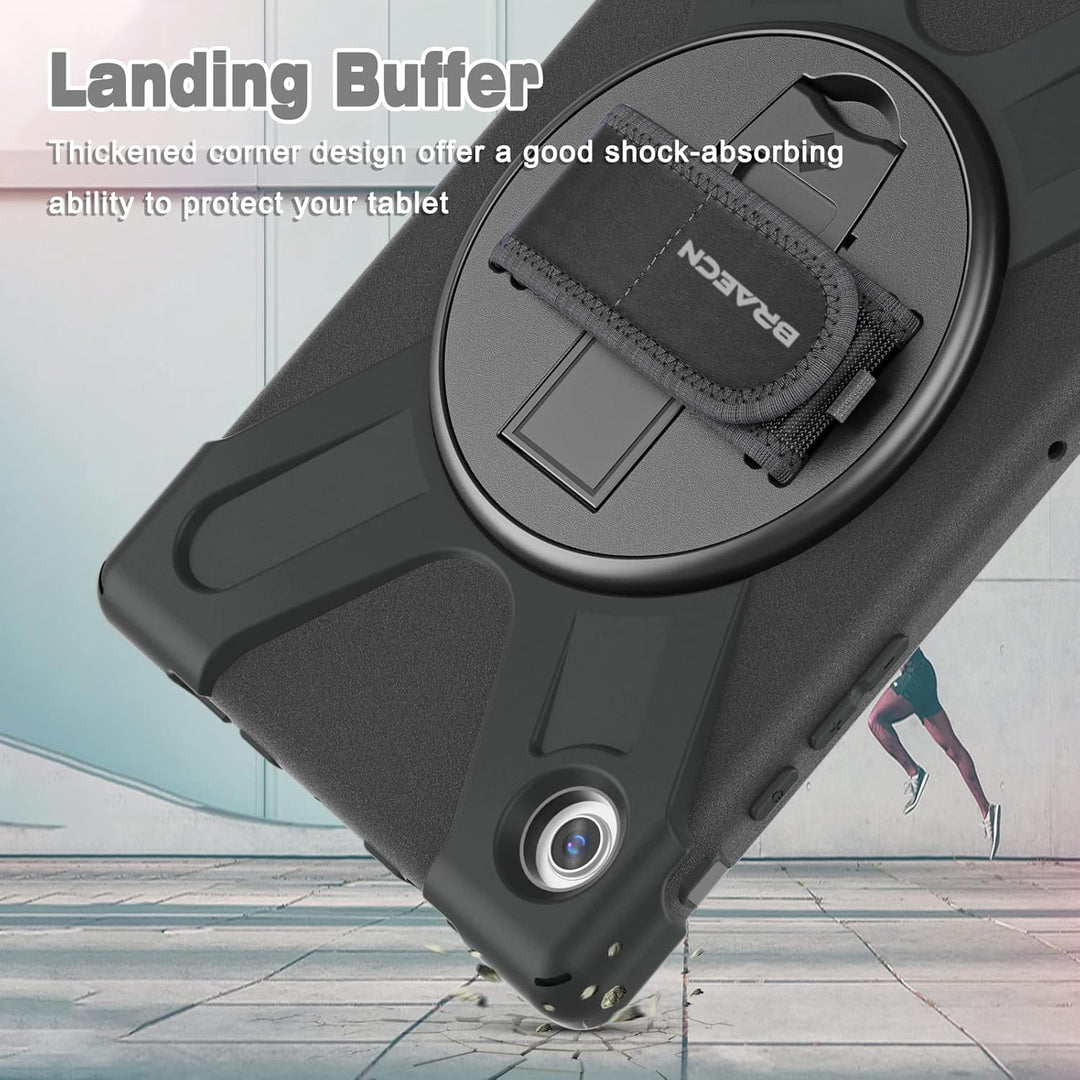 BRAECN für Galaxy Tab A8 Hülle - Samsung Galaxy Tab A8 10.5" 2021 Schwarz | Stossfeste Schutzhülle,